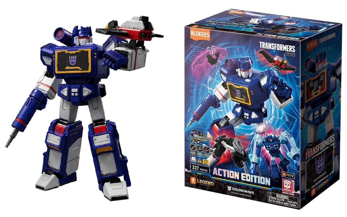 Figurine Blokees Transformers Soundwave Action Edition 03 avec accessoires et boîte officielle