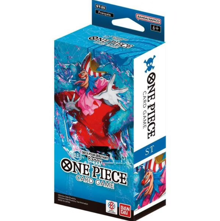 One Piece Card Game Deck Pour Débutant Baggy ST-25 en français, deck complet prêt à jouer