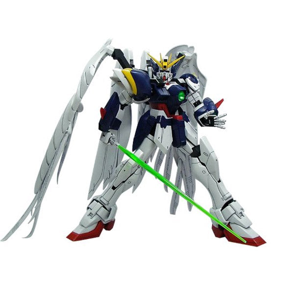 Gunpla PG 1/60 Wing Gundam Zero Custom – Maquette Endless Waltz avec ailes articulées et double Buster Rifle