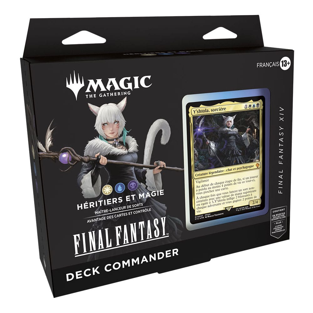Magic The Gathering – Deck Commander Final Fantasy XIV Héritiers et Magie avec Y’shtola, Sorcière