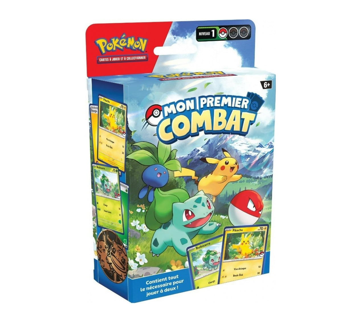 Coffret Pokémon JCC Mon Premier Combat – kit d’initiation Bulbizarre et Pikachu