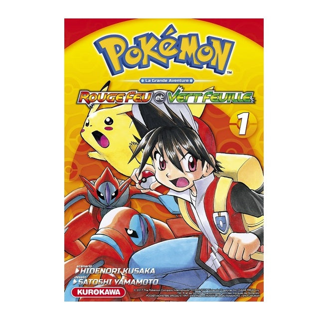 Pokémon La Grande Aventure Rouge Feu et Vert Feuille - Tome 1