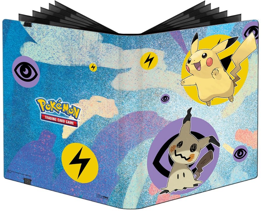 Portfolio PokĂ©mon Ultra Pro Pikachu & Mimiqui â classeur 9 cases par page pour 360 cartes