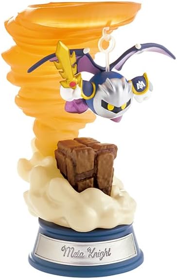 Boîte individuelle de la série Swing Kirby de Re-Ment, contenant une figurine aléatoire représentant Kirby dans un décor galactique.