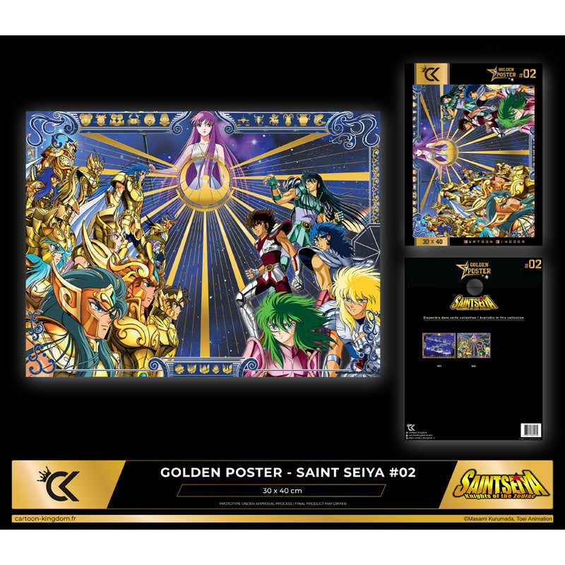 Saint Seiya Golden Poster Knight Saint