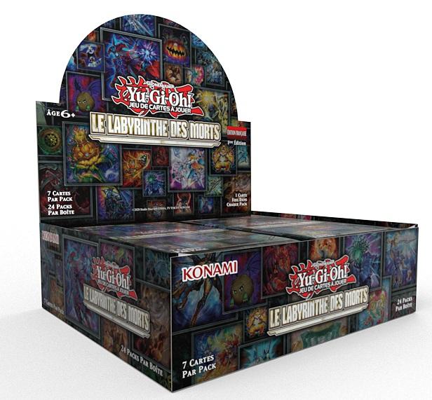 Yu-Gi-Oh boîte de 24 boosters Le Labyrinthe des Morts display français Konami