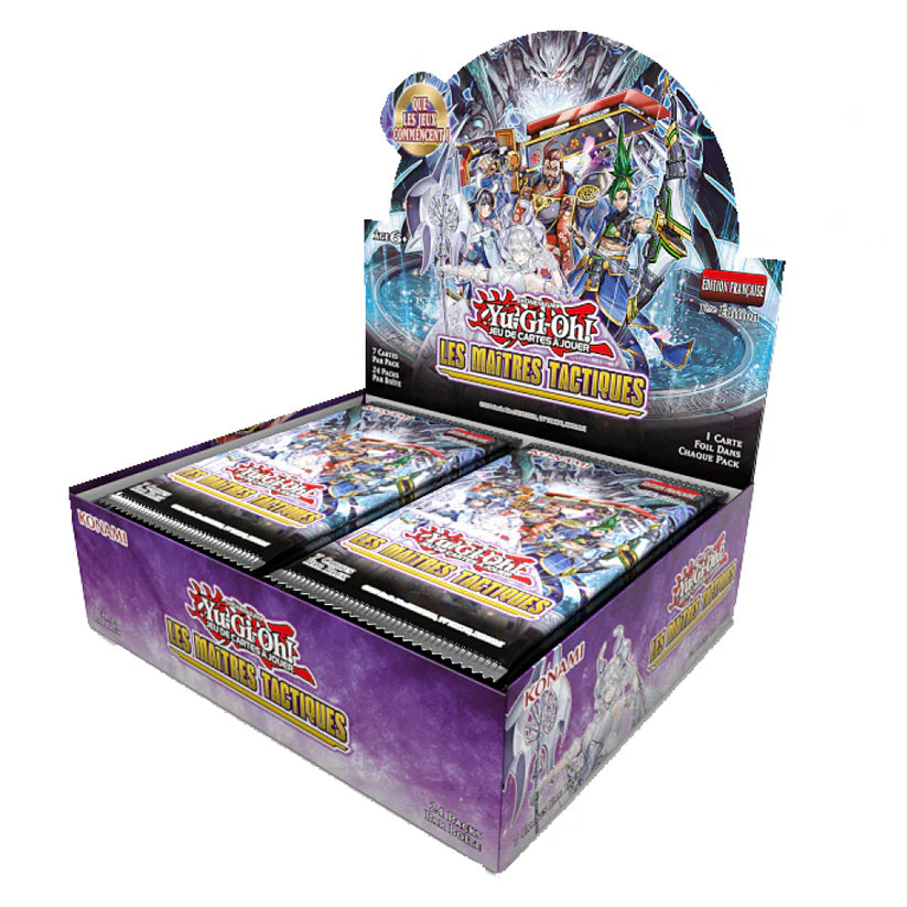 Display Yu-Gi-Oh! Les Maîtres Tactiques — boîte de 24 boosters en édition française