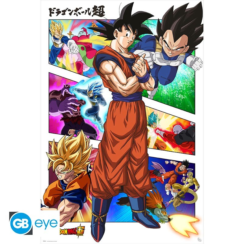 DRAGON BALL SUPER - Poster Maxi 91,5x61 - Cases animés
