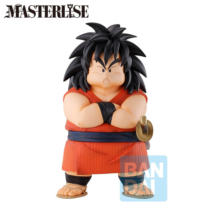 Figurine Dragon Ball Masterlise : Yajirobe bras croisés avec katana, version Bandai officielle.