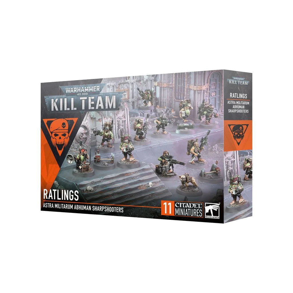 Boîte Kill Team : Ratlings – figurines de tireurs d’élite abhumains de l’Astra Militarum