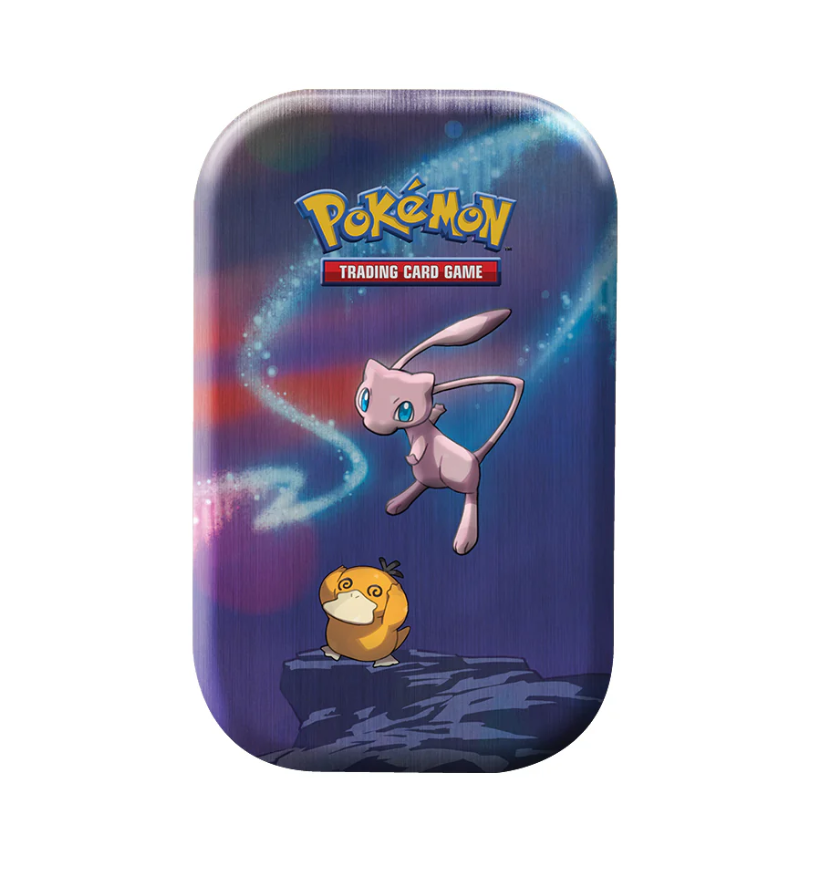 Mini Tin Pokémon Pouvoir de Kanto – coffret métal avec 2 boosters et carte artistique