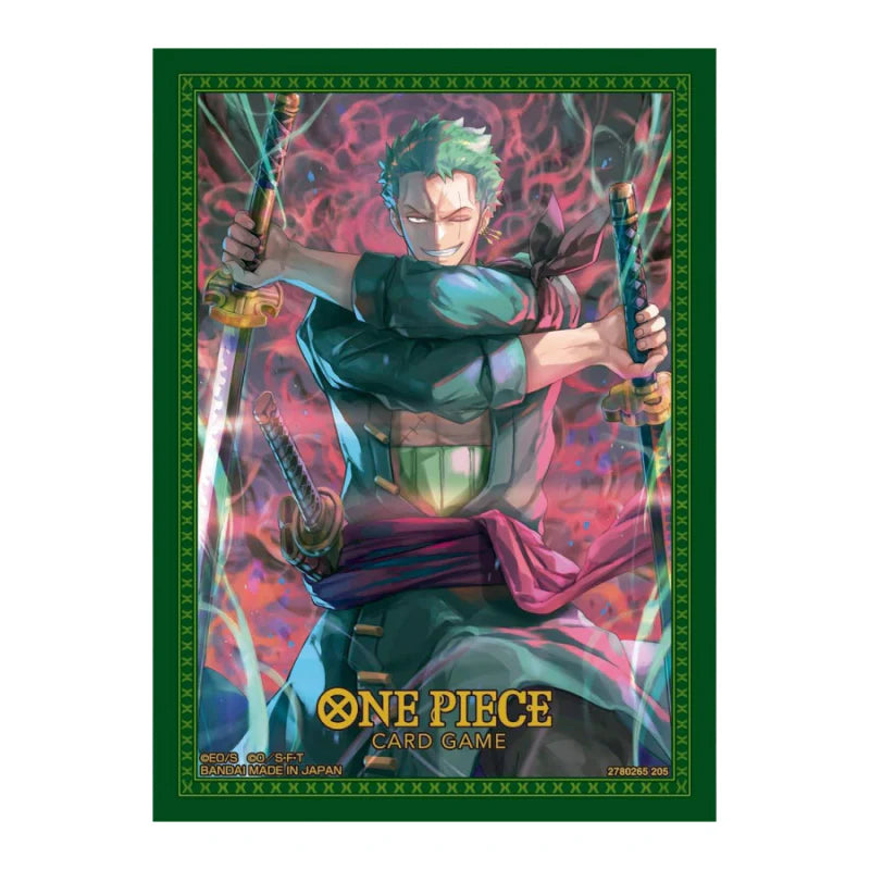 Protège-cartes officiels One Piece Roronoa Zoro – Lot de 70 sleeves