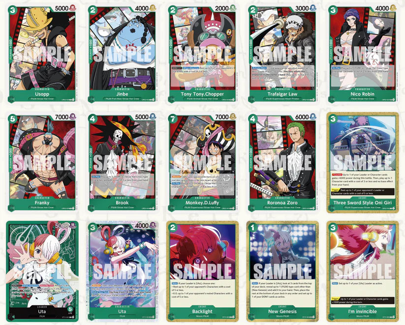 Starter Deck One Piece TCG ST-11 Uta — deck préconstruit en anglais avec 50 cartes et cartes DON!!