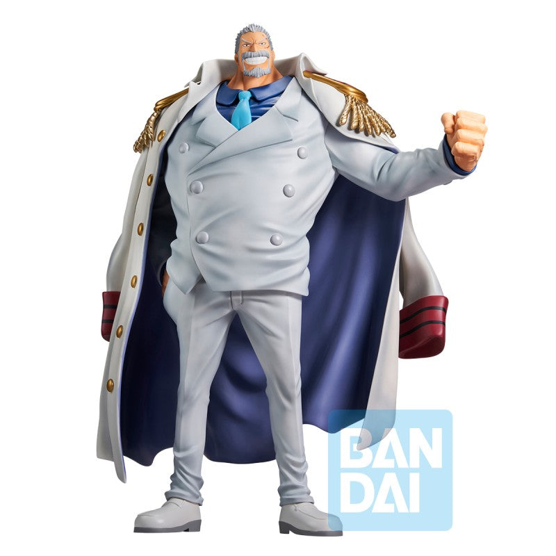 Figurine One Piece Ichibansho Monkey D. Garp Legendary Hero Bandai officielle.
