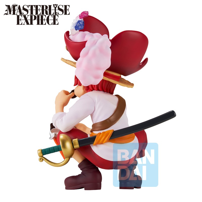 Figurine One Piece Ichibansho Shanks jeune Roger Pirates – Bandai officielle.