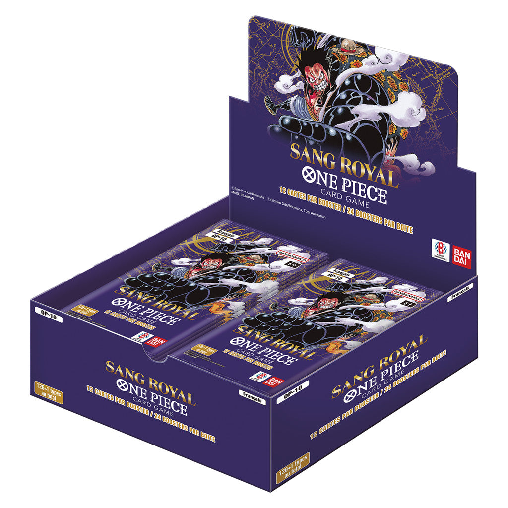 Display One Piece Card Game OP-10 Sang Royal – Boîte de 24 boosters (version française)