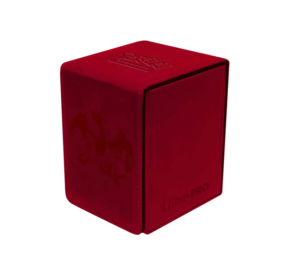 Deck box Pokémon Ultra PRO Alcove Flip Elite Series Dracaufeu rouge premium
