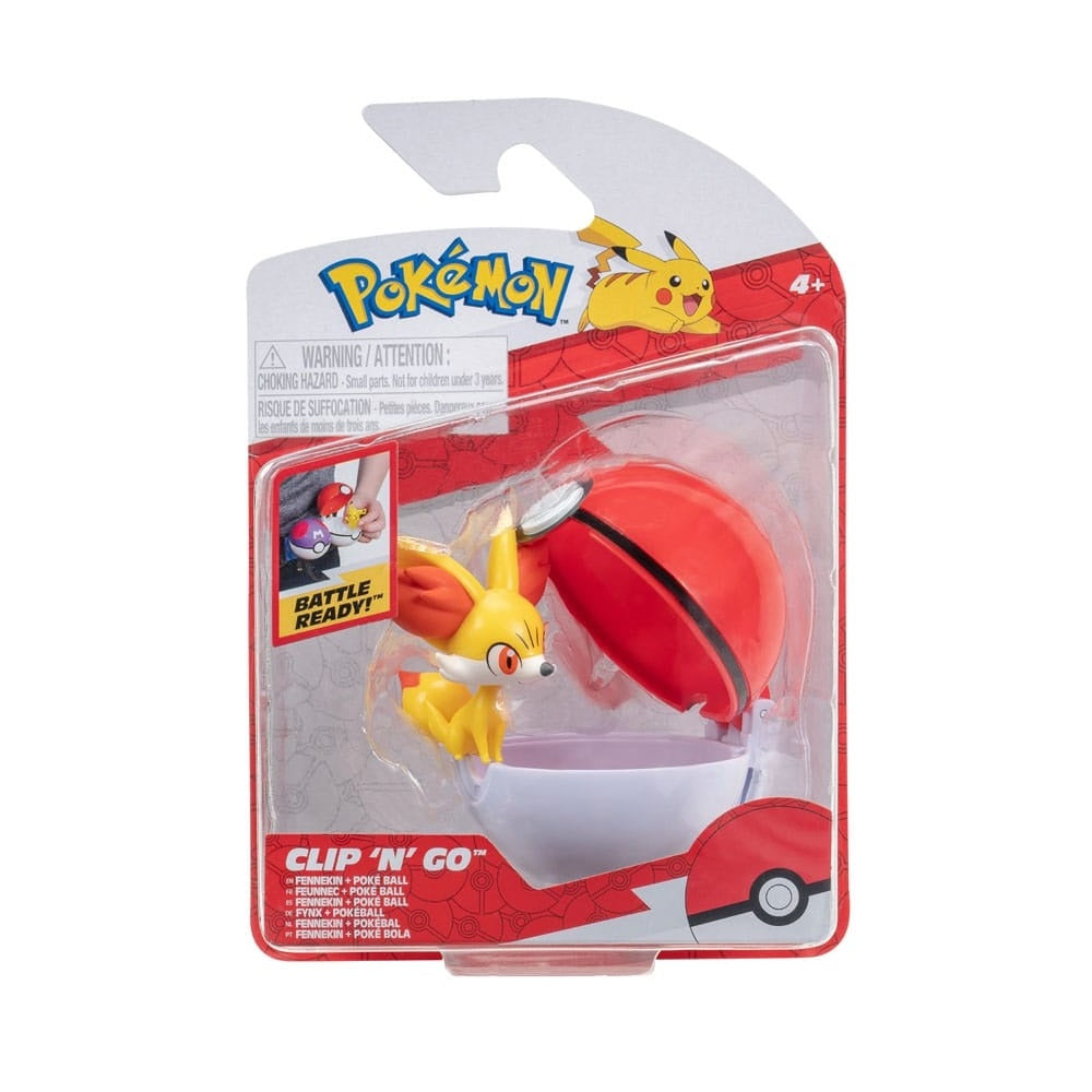 Pokémon Clip'n'Go Feunnec avec PokéBall