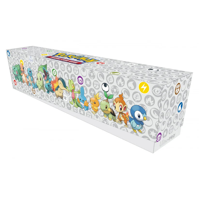 Coffret Ultra Pro Pokémon First Partner avec playmat, deck box et sleeves protectrices.