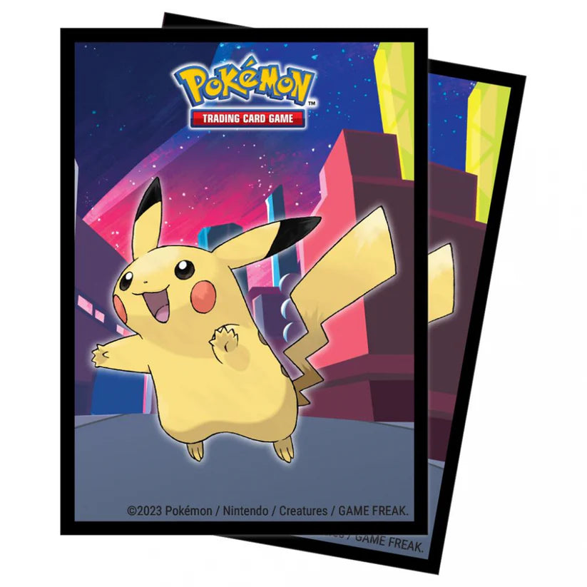 Protège-cartes Pokémon Pikachu – 65 sleeves officielles pour cartes JCC