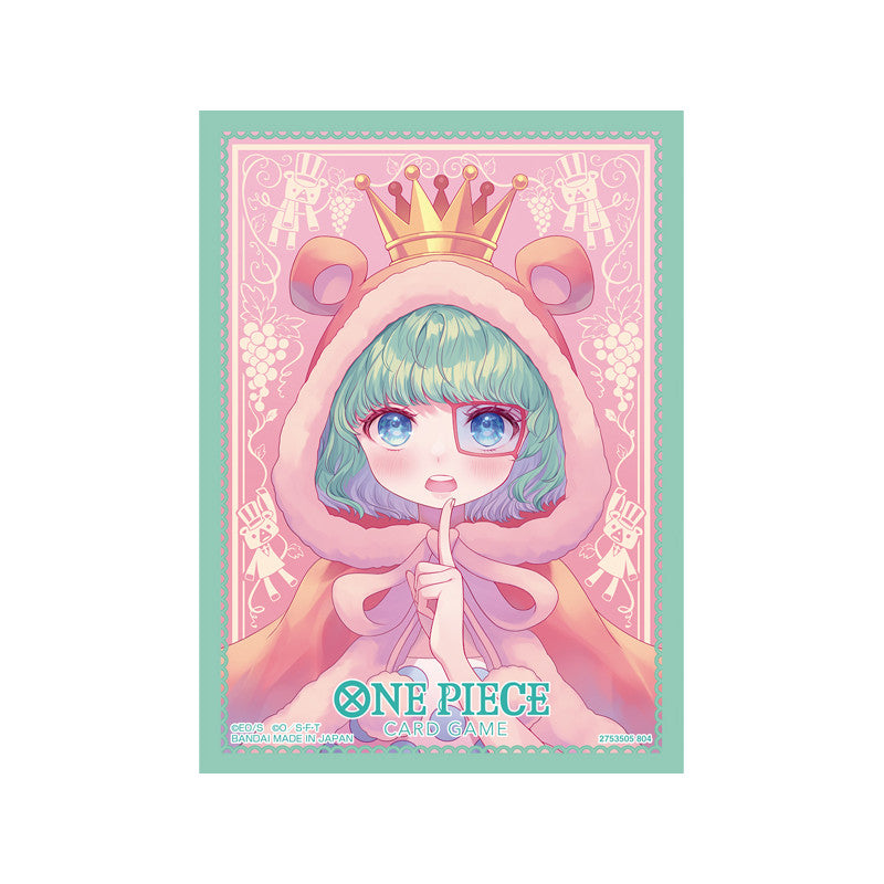 Protège-cartes officiels One Piece Card Game Sugar – sleeves Bandai 70 cartes design rose pastel