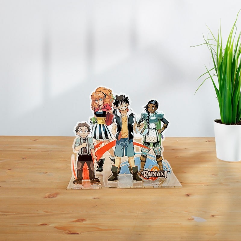 Coffret anniversaire collector Radiant – 10 tomes, illustrations, figurines cartonnées et goodies exclusifs