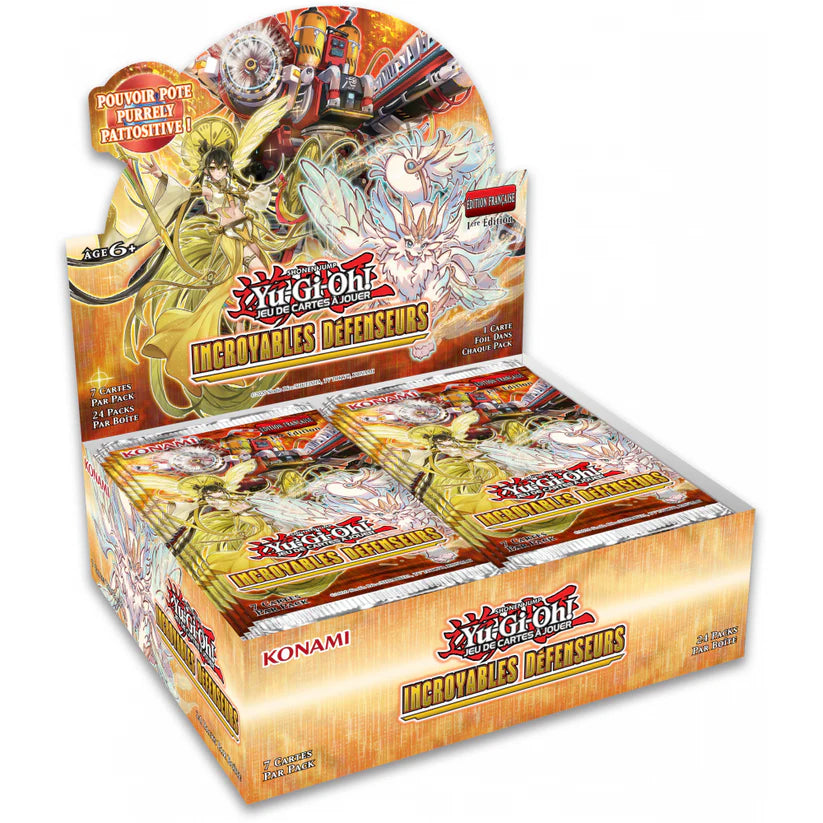 Display Yu-Gi-Oh! Incroyables Défenseurs — boîte de 24 boosters en édition française