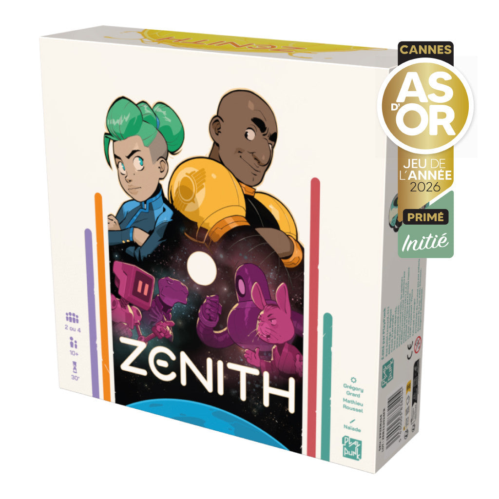 Jeu Zenith boîte jeu de société stratégie As d’Or 2026