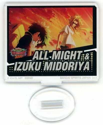 Stand acrylique My Hero Academia Izuku Midoriya & All Might