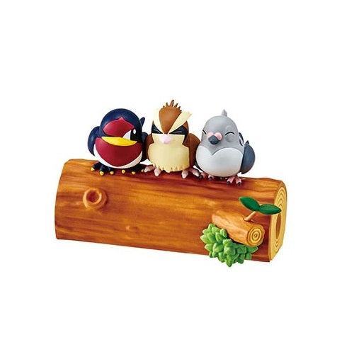 Roucool, Etourmi et Nirondelle - POKEMON CONNECT! GOOD FRIENDS TREE 2 CAREFREE AFTERNOON - Re-Ment