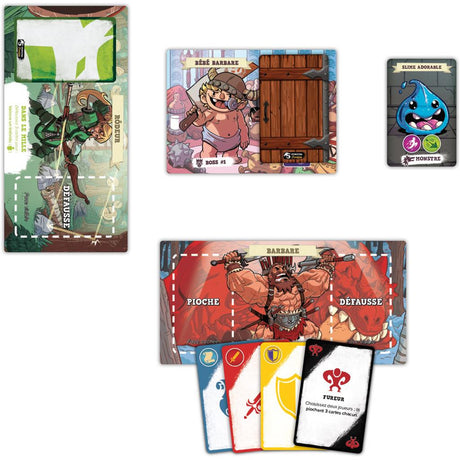 Jeu 5 Minutes Donjon boîte jeu coopératif temps réel