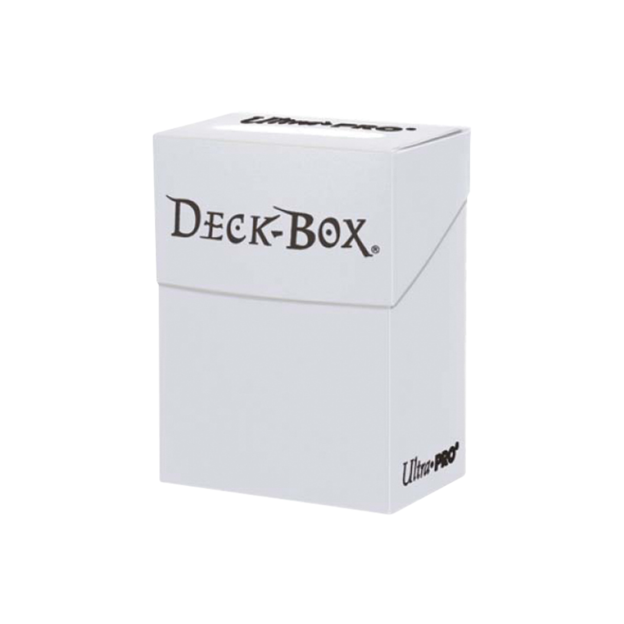 Deck Box Ultra Pro 75 cartes Blanc, boîte noire pour ranger et transporter un deck de cartes TCG.