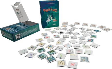 Behind jeu puzzle narratif coopératif boîte officielle Kif Edition