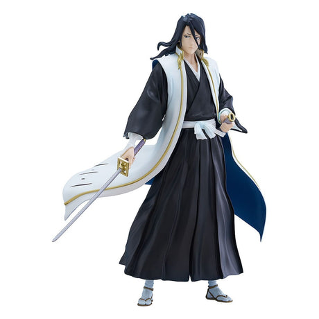 Figurine Byakuya Kuchiki Pop Up Parade SP de 20 cm, personnage de Bleach tenant son sabre.