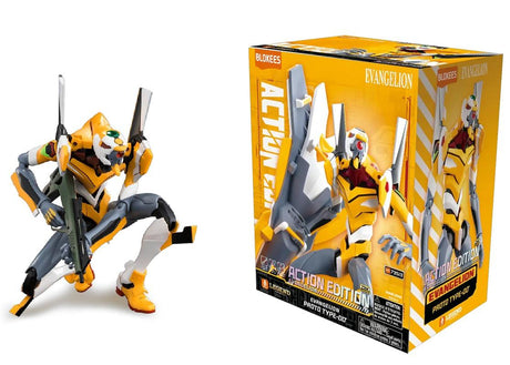 Figurine EVA Unit-00 Evangelion Blokees Ultra Action Figure Legacy Edition à assembler