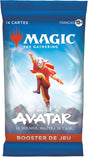 Booster Magic The Gathering Avatar Le Dernier Maître de l’Air en français contenant 14 cartes.