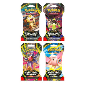 Booster blister Pokémon Équilibre Parfait vendu à l’unité avec artwork aléatoire
