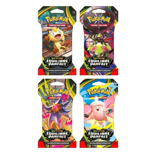 Booster blister Pokémon Équilibre Parfait vendu à l’unité avec artwork aléatoire
