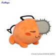 Peluche Pochita Sleeping 20 cm de Chainsaw Man, version endormie avec lame de tronçonneuse en feutrine.
