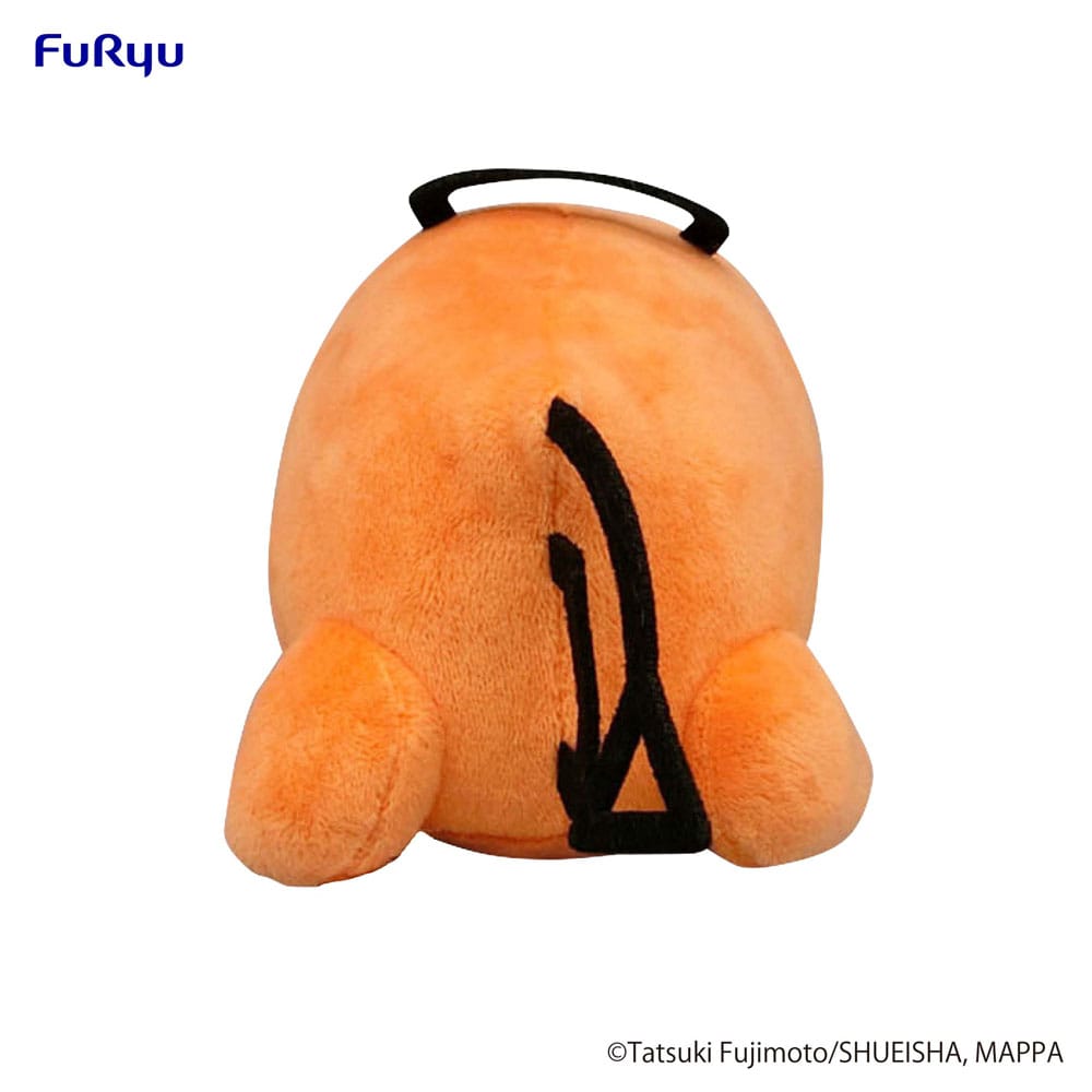 Peluche Pochita Sleeping 20 cm de Chainsaw Man, version endormie avec lame de tronçonneuse en feutrine.