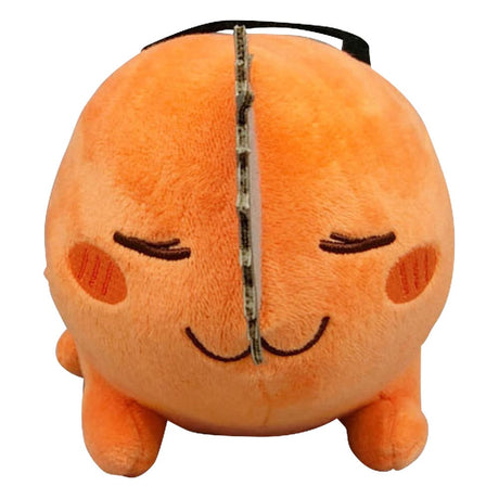 Peluche Pochita Sleeping 20 cm de Chainsaw Man, version endormie avec lame de tronçonneuse en feutrine.