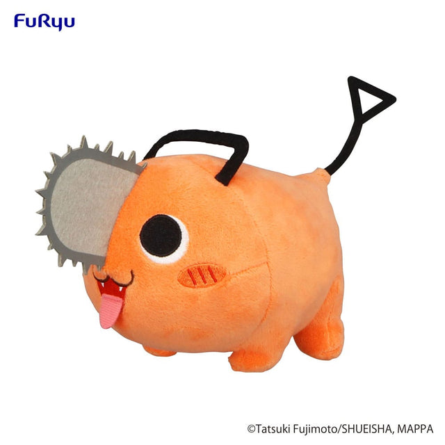 Peluche Pochita Chainsaw Man version langue tirée – 20 cm – FuRyu