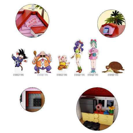 Dragon Ball Kame House Pantasy maison Tortue Géniale diorama briques construction