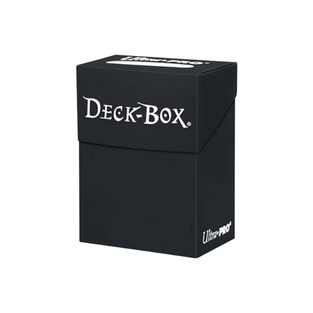 Deck Box Ultra Pro 75 cartes Noir Nacré, boîte noire pour ranger et transporter un deck de cartes TCG.