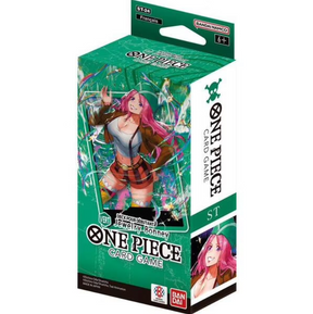 One Piece Card Game Deck Pour Débutant Jewelry Bonney ST-24 en français, deck vert prêt à jouer
