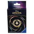 Pack de 65 protège-cartes Disney Lorcana officiels Ravensburger, format standard, finition mate, design noir avec logo Lorcana doré.