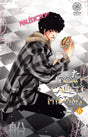 manga Don't Call It Mystery tome 6 de Yumi Tamura, montrant Totonō Kunô mangeant un burger et tenant un café sur un sol à motifs géométriques.