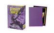 Boîte Dragon Shield Mini Matte Amethyst contenant 60 protège-cartes violets au format japonais avec finition mate.