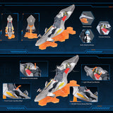 Boîte Evangelion Blokees Fantastics Series Rei Ayanami with Entry Plug Interior, kit à assembler de 640 pièces avec Rei dans le cockpit EVA.