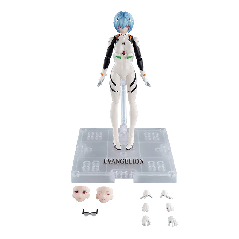 Boîte Evangelion Blokees Fantastics Series Rei Ayanami with Entry Plug Interior, kit à assembler de 640 pièces avec Rei dans le cockpit EVA.